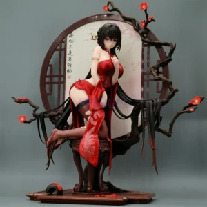 28-30cm Original Luo Hong Feng Lai Yi 1/6 Bear Panda Girl Toys Anime Figures PVC Action Figure Toy Game Collectible Model Doll