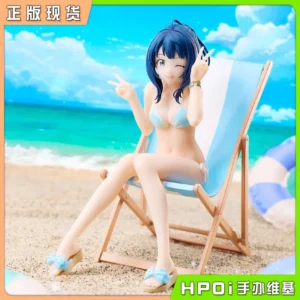 Genuine ANIPLEX Anime Collectible Figure Anna Yanami From Too Many Losing Heroines Swimsuit Version With Beach Chair