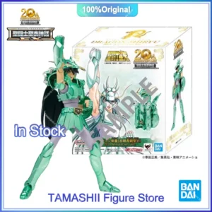 100%Original Bandai Saint Seiya Saint Cloth Myth Dragon Shiryu 20th Anniversary Ver Anime Action Collection Figures Model Toys