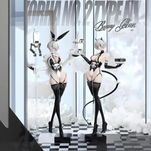 48cm NieR:Automata Figure 2B YoRHa No.2 Type B 1/4 Anime Girl PVC Action Figure Toy Game Statue Collector Display Model Doll Gift