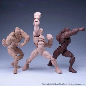 Romankey Ums003 1/12 Big Guy Action Figures Male Blank Body Assembly Model Kit Articulated Figure Fun Statue Toy Ornament Gift