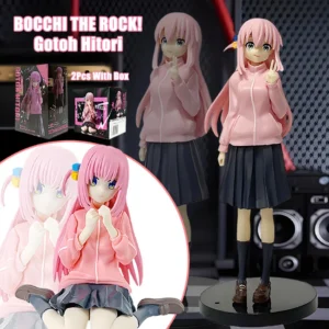 16cm BOCCHI THE ROCK! Anime Figure Gotoh Hitori Action Figure Guitarist Girl Figure Desktop×Decorate Collections Model Doll Toys