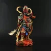 Guan Yu Sculptures Sangharama Bodhisattva Resin Painting Buddha Wealth Room Home Decor Collectible Figure