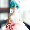 Anime 23cm Hatsune Miku Virtual Singer Manga Statue White Collectible Figure