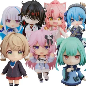 GSC Genuine Nendoroid Hololive Vtube Hiiro Uruha Rushia Nyatasha Kawaii Cute Anime Action Figures Toys for Boys Girls Kids Gifts