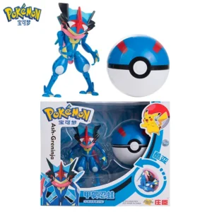 18 Styles Pokemon Anime Deformation Figures Pikachu Eevee Mewtwo Greninja Pokeball Figure Pet Action Model Toys Childrens Gifts