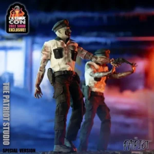 Resident Evil Police Officer Action Figure 1/12 Scale Collectible Jack Clausa Moths Zombie Figure For Fans Gift In Stock