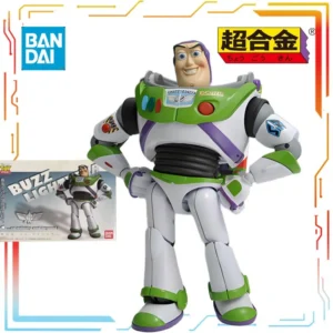BANDAI Original Mobile Mecha Made of Superalloys Series Buzz Lightyear Anime Toys Collectible Model Festival Gift for Boys