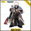 JOYTOY 1/18 Warhammer 40K Ultramarines Primaris Chaplain Brother Varus Model Action Figure