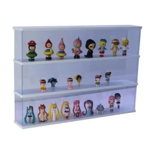 Multi-Layer Acrylic Display Cabinet with Door, Transparent Dust-Proof Storage for Blind Boxes & Figures