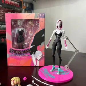 Action Figrue Super Gwen Spiderman Shf Spider-Gwen Gwen Stacy Into The Spider-Verse Figure Gwen Model Toys Collection Decorate