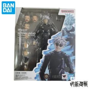 In Stock Original Bandai S H Figuarts Premium Bandai Jujutsu Kaisen Gojo Satoru Model Doll Brand New Boxed Action Figure Garage
