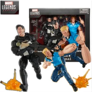 In Stock 1/12 Scale Marvel Legends Punisher & Bushwacker Anime Action Figure Model Doll Toys Hobby Collectible