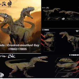 New Nanmu Studio Jurassic Dinosaur Allosaurus Action Figure Dinosaur Blade Crooked Mouthed Guy Model Statue Collectible Toy Gift
