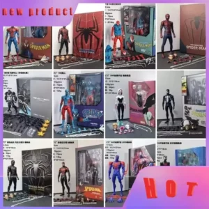 CT Toys Full Range In Stock Spiderman Mafex 143 Ben Reilly Comic Ver The Amazing Spider-Man 001 Anime Action Figure Toys Gift