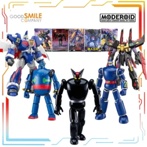 GSC Original MODEROID Mech Assembly Series Gigantor 28 Anime Chunli Jiami Action Model Toys Collectible Ornaments Gifts for Boy