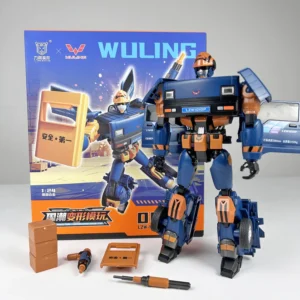 Lijiang Wuling 22.5cm LZW1010P Action Figure Transformation Robot Toy Collection Gift