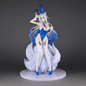 28cm Azur Lane Shinano Luminous Moon Dream Entanglement Bunny Girl GK Statue Highly Detailed Anime Desktop Display Model