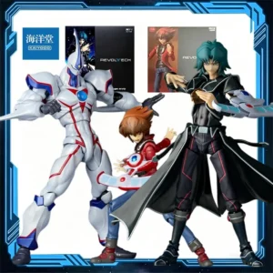 Kaiyodo Revoltech Yu-Gi-Oh! GX Jaden Yuki Zane Truesdale Elemental Hero Neos Collection Action Anime Figure Model Toy Gift