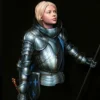 1/10 Joan of Arc, Warrior, Resin Bust, GK, Fantasy Theme, Unassembled and Model Kit