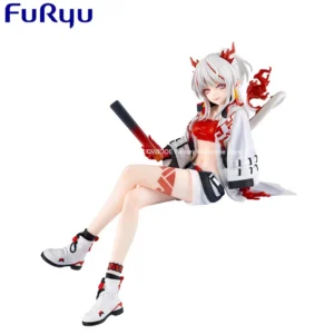 Original Genuine FuRyu Arknights Sitting Position Anime Figure Pressed Noodles Model Toy Gift Ornaments Droppshiping Qwiooe