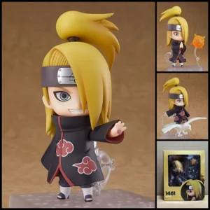 Deidara Anime Figure #1481, Shippuden Collectible Figurine, Swappable Faces Movable Joints Action Figure