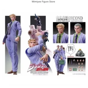 Super Action Statue JOJO's Bizarre Adventure: Diamond is Unbreakable Kira Yoshikage Figure Purple Color Ver. Articulated Model