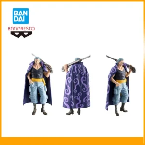 Original Bandai Banpresto Onepiece The Grandline Series Benn.beckman Anime Action Figures Model 17Cm Fighting Pose Birthday Gift