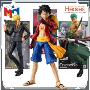 MegaHouse Original Variable Action Heroes Sanji Monkey D Luffy Roronoa Zoro Anime Action Figures Toys for Boys Christmas Gift