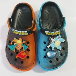 2026 In Stock New Pokemon Charmander Two Tone Cool Slippers Kawaii Anime Home Beach Shoes Pool Anti Slip Summer Slippers