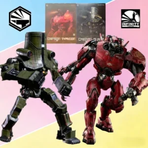 HEAVY MECHA Alloy Mobile Doll Pacific Rim Crimson Typhoon/Cherno Alpha Articulated Action Figure Model Toy Gift for Boys