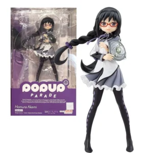 17CM Akemi Homura Figure Anime Puella Magi Madoka Magica The Rebellion Desktop Golf Model Toy Gift Collection Ornaments PVC