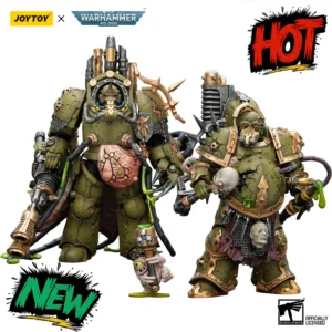 JOYTOY Warhammer40K 1/18 Action Figure Death Guard Foul Blightspawn Lord of Virulence Anime Figurine Joint Movable Model Gifts