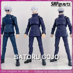 In Stock Genuine Bandai S.H.Figuarts Jujutsu Kaisen Satoru Gojo Anime Action Figure Birthday Gift Surprise Collectibles