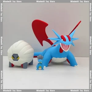 3D Printing 1/20 Scale World Shelgon Bagon Salamence Pokémon Game Peripherals Collections Model Desktop Ornament Decoration Toy