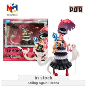 Megahouse Original Portrait.Of.Pirates Series Sailing Again Perona Anime Not Movable Figure Statue Model Toys Gifts Fo Boys