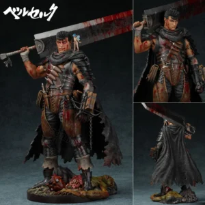 36cm Berserk Guts Anime Figure Guts Berserker Armor Action Figure Berserk Skull Knight Figurine Collectible Model Doll Toys Gift