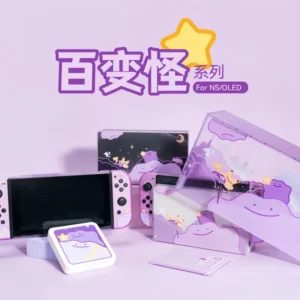 In stock Switch 2 Hard Protective Case Purple Ditto Design Fit For Ns Lite Switch Oled Shockproof Anti Scratch Cover Periphery