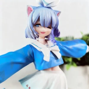 Blue Archive Anime Themed Kitty Alona Action Figure Collectible Beautiful Girl Desktop Ornament for Fans GK Two-Dimensional