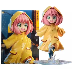 12.5CM Anime Spy × Family Anya Forger Figure Raincoat Model Toy Summer Dress Up Anya Gift Collection Action Figure