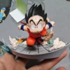 Anime Dragon Ball Goku Son Eat Mouse PVC Statue Collectible Figure