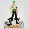 Anime One Piece Roronoa Zoro Past Blue Variable Boxed 18cm PVC Model Action Figure