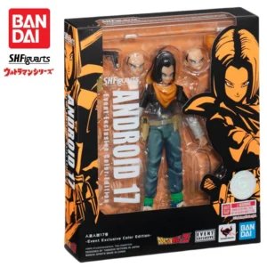 In Stock Bandai S H Figuarts Original Dragon Ball Android 17 Doll Brand New Boxed Action Figure Anime Characters Model Garage