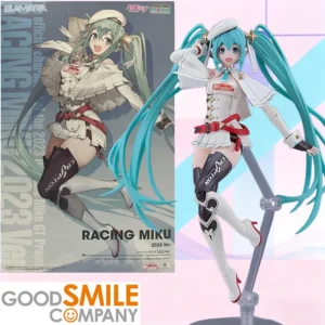 Low price In Stock GSC Original Box PLAMATEA RACING MIKU 2023 Ver Action Figure Model Toy Gift for Kids Foam Box Packaging