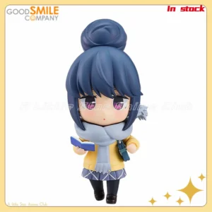 In Stock Original GSC Nendoron 2197 LAID-BACK CAMP Rin Shima School Uniform Ver Anime Figure Model Collection Toys