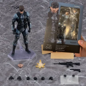 Brand New Max Factory GSC Figma 645 Metal Gear Solid 2 Sons of Liberty Solid Snake Anime Figure Action Collectible Dolls