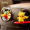 Anime Pokemon Pikachu Car Fragrance Smell in Styling Vent Diffuse Propeller Clip Accessory Set