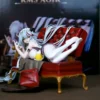 Azur Lane Anime Girl Agir Dragon Maid Lying Pose GK Sofa Collectible Figure