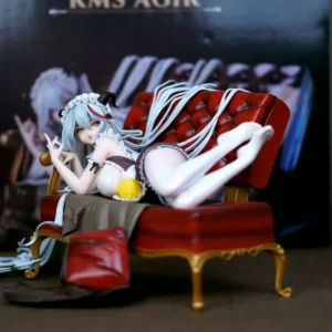 Azur Lane Anime Girl Agir Dragon Maid Figure Lying Pose GK Sofa Collectible Statue Boxed Desktop Decor For Otaku Fans