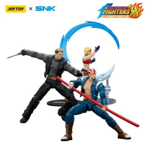 [Pre-order]JOYTOY SNK 1/18 Action Figure KOF 98UM 97 Special Team Ryuji Yamazaki&Billy Kane&Blue Mary 3PCS  Model
